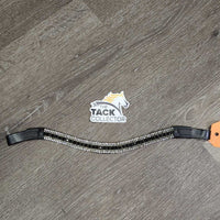 Curved Bling Browband, x4 bling rows *like new
