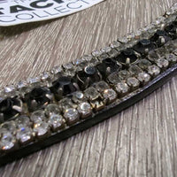 Curved Bling Browband, x4 bling rows *like new
