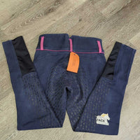 JUNIORS Full Seat Sticky Breeches *vgc/gc, mnr rubs, seam puckers & fading
