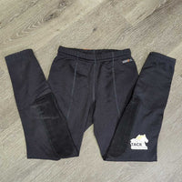 JUNIORS Winter Fleece Breeches, Pull on *gc/fair, rough, v.rubbed, v.pilly, unstitched knees, seam rugs
