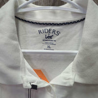 SS Polo Shirt, 1/8 Button Up, "Amberlea Meadows", Tag *new
