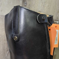 Dress Boots, Ankle Height Zips *xc, clean, mnr creases, scratches, rubs & residue, older

