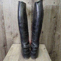 Thick Field Boots, Pull On *gc/fair, folded/creased heels, scuffed & faded toes, older
