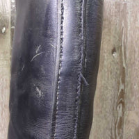 Thick Field Boots, Pull On *gc/fair, folded/creased heels, scuffed & faded toes, older

