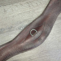 Girth, 2x els, 3x D Rings *gc/fair, rubs, faded, film, residue, stains, creases, folded, cracked/hole
