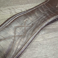 Girth, 2x els, 3x D Rings *gc/fair, rubs, faded, film, residue, stains, creases, folded, cracked/hole
