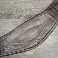 Girth, 2x els, 3x D Rings *gc/fair, rubs, faded, film, residue, stains, creases, folded, cracked/hole
