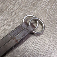 Flat Narrow Running Martingale, snap *vgc, v.dry, v.stiff, dirty, bent
