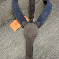 Leather & Elastic Breastplate, Running Martingale Attachment *vgc, clean, stains, residue, mnr scrapes & dents

