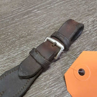 Flat Leather Running Martingale Attach Only, Buckle *gc, scrapes, peeled, cracked, stiff, dry, sliced keeper
