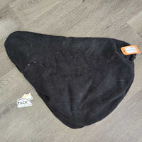Thick Fleece Saddle Cover *gc, linty, faded, v.hairy
