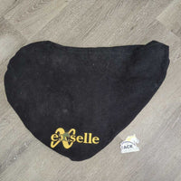 Thick Fleece Saddle Cover *gc, linty, faded, v.hairy
