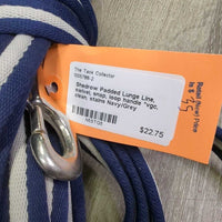 Padded Lunge Line, swivel, snap, loop handle *vgc, clean, stains
