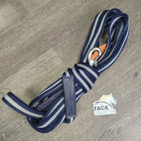 Padded Lunge Line, swivel, snap, loop handle *vgc, mnr dirt, stains & edge rubs
