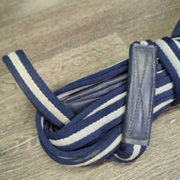 Padded Lunge Line, swivel, snap, loop handle *vgc, mnr dirt, stains & edge rubs

