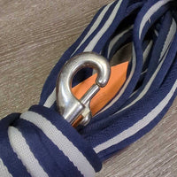 Padded Lunge Line, swivel, snap, loop handle *vgc, mnr dirt, stains & edge rubs
