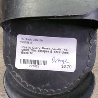 Plastic Curry Brush, handle *xc, clean, film, scrapes & scratches
