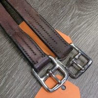 Thick Stirrup Leathers *gc, clean, uneven, dry, stiff, dents, rubs, stains, creases, scrapes
