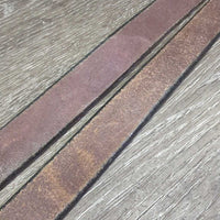 Thick Stirrup Leathers *gc, clean, uneven, dry, stiff, dents, rubs, stains, creases, scrapes
