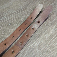 Thick Stirrup Leathers *gc, clean, uneven, dry, stiff, dents, rubs, stains, creases, scrapes
