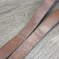 Thick Stirrup Leathers *gc, clean, uneven, dry, stiff, dents, rubs, stains, creases, scrapes
