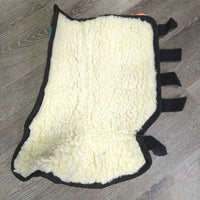 Front & Hind Fleece Lined Shipping Boots *vgc, clean, mnr hair, stains, shavings, v.linty velcro, older
