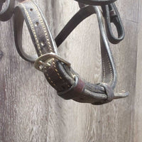 Rsd Bridle, Braided Reins *gc/vgc, clean, mnr dirty, residue, stains, rubs & scuffs, dry, stiff, twists
