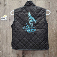 JUNIORS Quilt & Bling Vest *vgc
