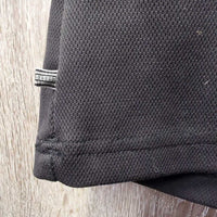 SS Polo Shirt, 1/4 Button Up *vgc, mnr hair, linty & faded?
