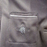 SS Polo Shirt, 1/4 Button Up *vgc, mnr hair, linty & faded?
