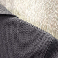 SS Polo Shirt, 1/4 Button Up *vgc, mnr hair, linty & faded?
