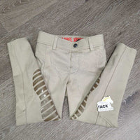 JUNIORS Euro Seat Breeches *vgc/gc, clean, mnr stains, rubs, pills & thread, v.mnr hole
