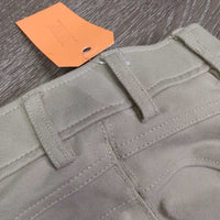 JUNIORS Euro Seat Breeches *vgc/gc, clean, mnr stains, rubs, pills & thread, v.mnr hole
