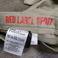 JUNIORS Euro Seat Breeches *vgc/gc, clean, mnr stains, rubs, pills & thread, v.mnr hole

