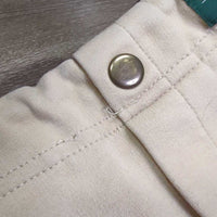 JUNIORS Hvy Cotton Jodphurs, Draw String Waist *gc, older, unstitched seams, faded, mnr stains, rubs & pills

