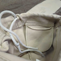 JUNIORS Hvy Cotton Jodphurs, Draw String Waist *gc, older, unstitched seams, faded, mnr stains, rubs & pills
