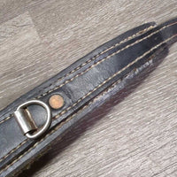 Soft Fleece Lined Stamped Western Breastcollar, snap *gc, clean, dirty, stains, clumpy, hairy, older, scrapes, xholes
