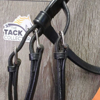 Rsd/Padded Monocrown Dressage Bridle, Crank, Flash *xc/like new, clean, twists, bends, scuffs, mismatched?
