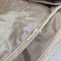 Hvy Nylon Saddle Trail Bags, Buckles *gc, older, dirt, stains, rust, bubbles, edge rubs
