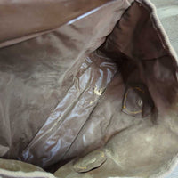 Hvy Nylon Saddle Trail Bags, Buckles *gc, older, dirt, stains, rust, bubbles, edge rubs
