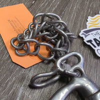 Jointed Kimberwick Bit, chain *gc, clean & dirty, scratches, rubs, residue
