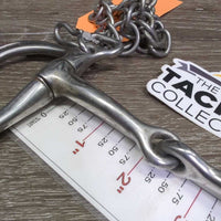 Jointed Kimberwick Bit, chain *gc, clean & dirty, scratches, rubs, residue
