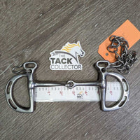 Jointed Kimberwick Bit, chain *gc, clean & dirty, scratches, rubs, residue
