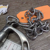 Jointed Kimberwick Bit, chain *gc, clean & dirty, scratches, rubs, residue
