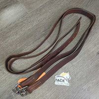 Thick Wide Stirrup Leathers *vgc, clean, scratches, dents, creases, xholes, older
