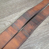 Thick Wide Stirrup Leathers *vgc, clean, scratches, dents, creases, xholes, older
