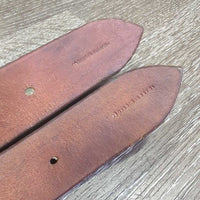 Thick Wide Stirrup Leathers *vgc, clean, scratches, dents, creases, xholes, older
