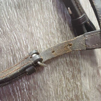Rsd Bridle, Braided Reins *gc/fair, clean, scrapes, xholes, reaired, creases, bent, stiff
