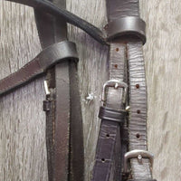 Rsd Bridle, Braided Reins *gc/fair, clean, scrapes, xholes, reaired, creases, bent, stiff
