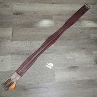 Thin Leather Girth, els *vgc/xc, clean, older, mnr stains, rubs & film

